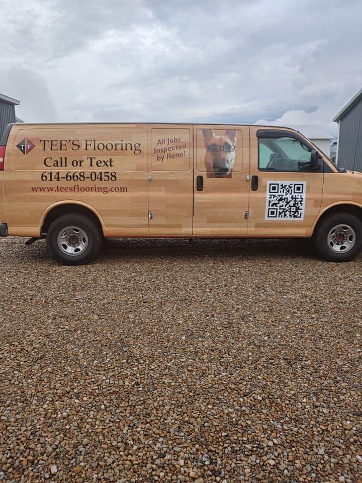 The Tee's Flooring work van