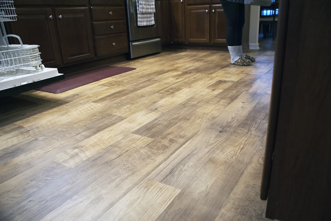 Hardwood floor installation