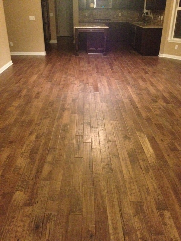 Dark Walnut Open-Plan Install — Central Ohio