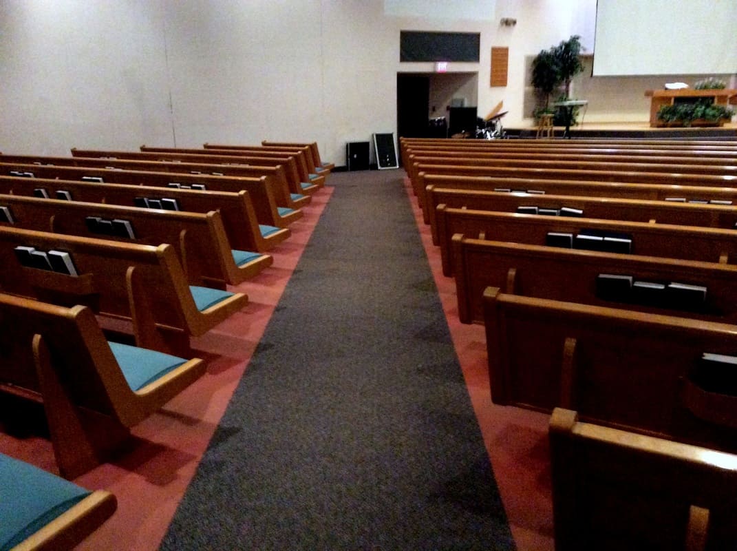 Commercial Carpet — Church Install — Central Ohio