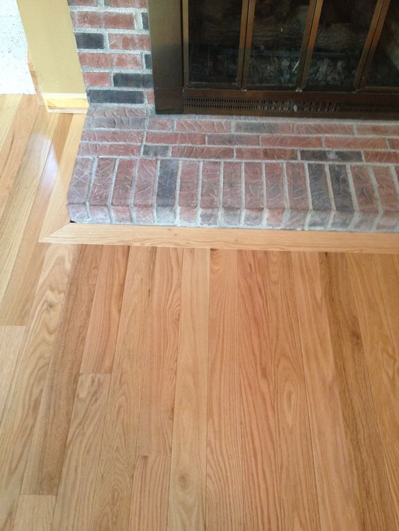 Natural Oak Near Fireplace — Central Ohio