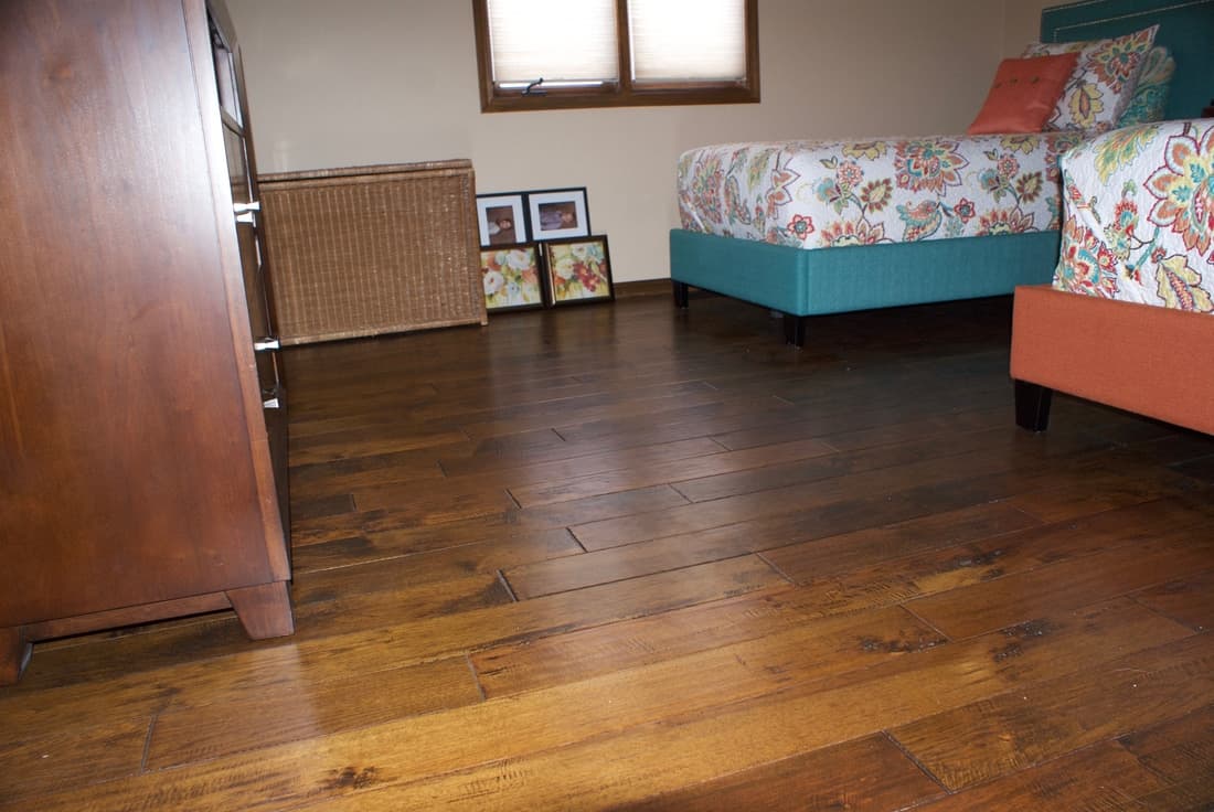 Dark Plank Bedroom — Central Ohio